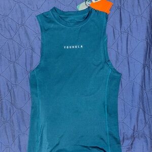 YoungLA Teal Tank Top